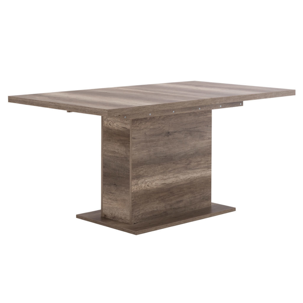 Išskleidžiamas stalas EST42, rudas kaina ir informacija | Virtuvės ir valgomojo stalai, staliukai | pigu.lt
