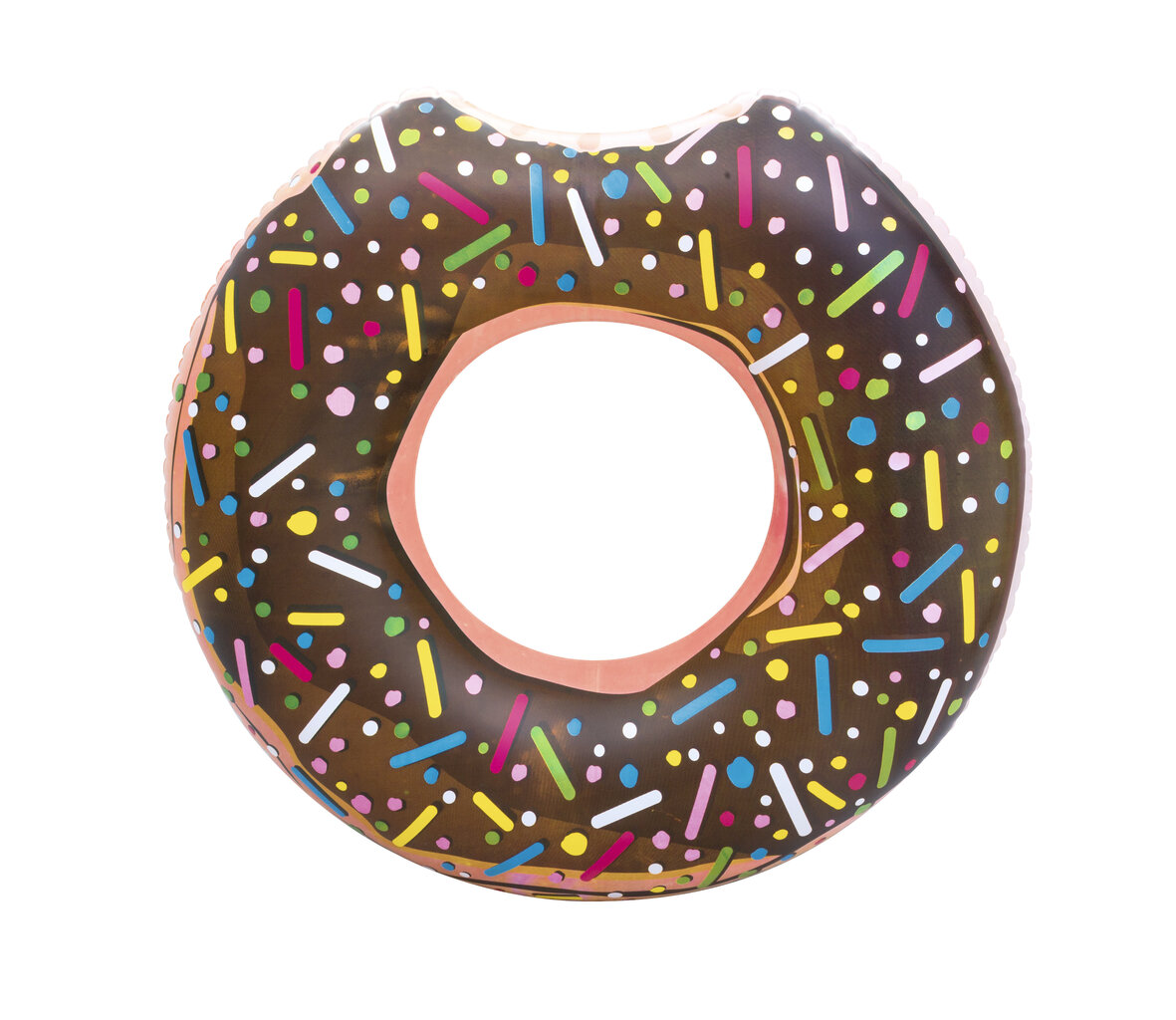 Pripučiamas ratas Bestway Donut Ring, 107 cm, rožinis/rudas цена и информация | Pripučiamos ir paplūdimio prekės | pigu.lt