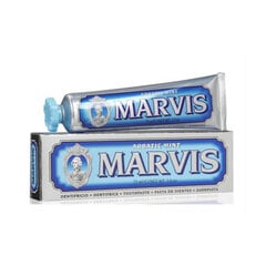 Jūros gaivos kvapo dantų pasta Marvis Aquatic Mint, 85 ml kaina ir informacija | Dantų šepetėliai, pastos | pigu.lt