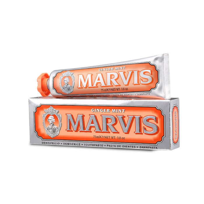Imbiero ir mėtų kvapo dantų pasta Marvis Ginger Mint 85 ml kaina ir informacija | Dantų šepetėliai, pastos | pigu.lt