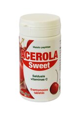 Таблетки ACEROLA SWEET, 90 шт. цена и информация | Витамины, пищевые добавки, препараты для хорошего самочувствия | pigu.lt