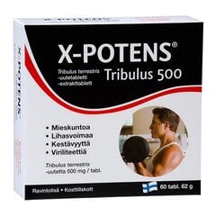 Maisto papildas X-Potens Tribulus, 60 tablečių цена и информация | Витамины, пищевые добавки, препараты для хорошего самочувствия | pigu.lt