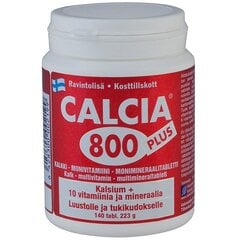 Maisto papildas Hankintatukku Calcia 800 Plus, 140 tablečių kaina ir informacija | Vitaminai, maisto papildai, preparatai gerai savijautai | pigu.lt