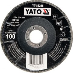 Pjovimo diskas Yato P80, YT-83294, 125 mm kaina ir informacija | Mechaniniai įrankiai | pigu.lt