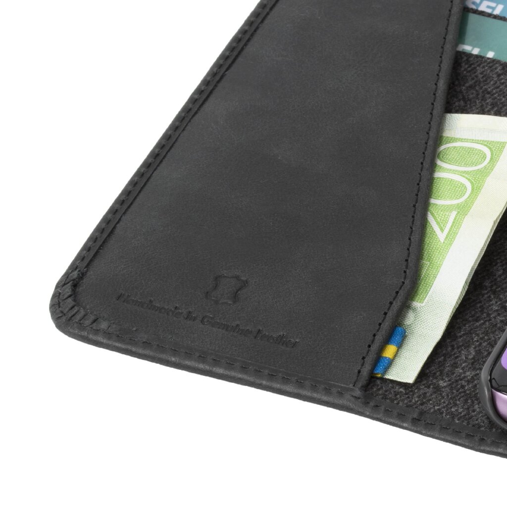 Krusell Sunne 2 Card Foliowallet, skirtas Samsung Galaxy S9+, juodas kaina ir informacija | Telefono dėklai | pigu.lt