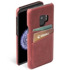Krusell Sunne 2 Card Cover, skirtas Samsung Galaxy S9, raudonas цена и информация | Чехлы для телефонов | pigu.lt