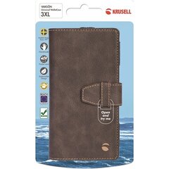 Krusell Wallet Case, rudas kaina ir informacija | Telefono dėklai | pigu.lt