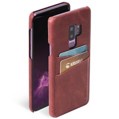 Krusell Sam G965 S9 Plus Sunne 2 Card Cover, czerwony|red 61268 цена и информация | Чехлы для телефонов | pigu.lt