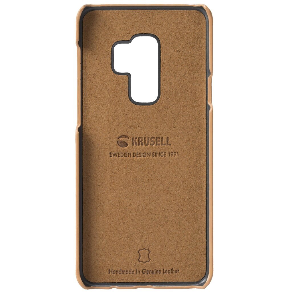 Krusell Sunne 2 Card Cover, skirtas Samsung Galaxy S9+, rudas kaina ir informacija | Telefono dėklai | pigu.lt