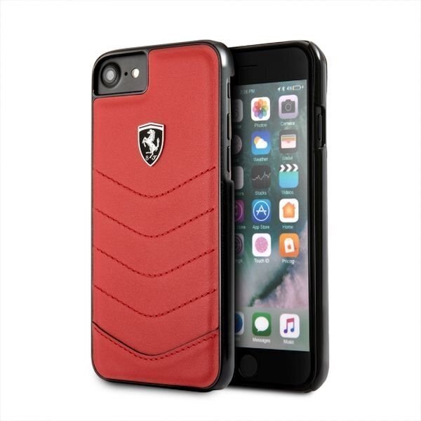 Telefono dėklas Ferrari FEHQUHCI8RE Apple iPhone 8, iPhone 7 kaina ir informacija | Telefono dėklai | pigu.lt