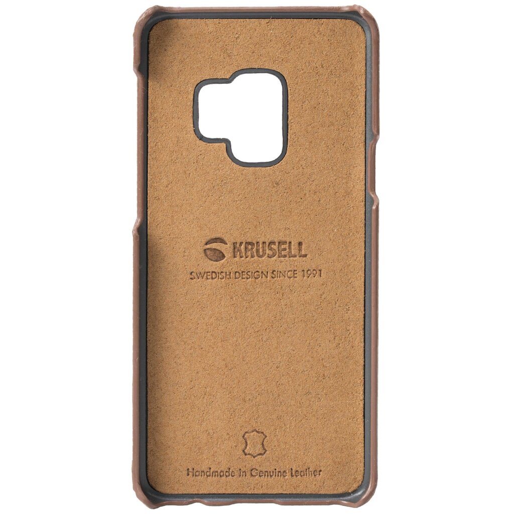 Krusell Sunne 2 Card Cover, skirtas Samsung Galaxy S9, rudas kaina ir informacija | Telefono dėklai | pigu.lt