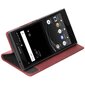 Krusell Sunne 2 Card Foliowallet, skirtas Sony Xperia L2, raudonas цена и информация | Telefono dėklai | pigu.lt