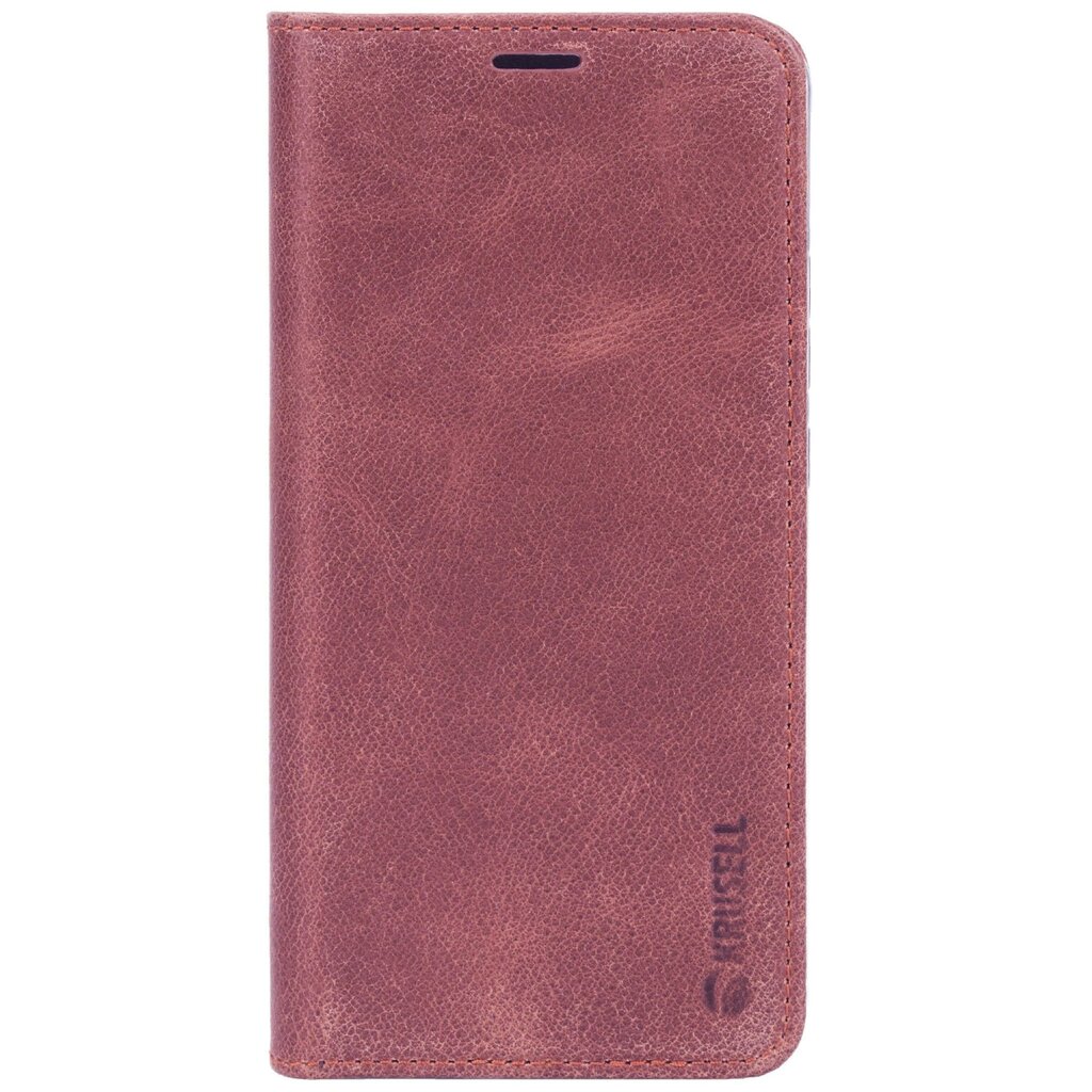 Krusell Sunne 2 Card Foliowallet, skirtas Sony Xperia XA2, raudonas kaina ir informacija | Telefono dėklai | pigu.lt