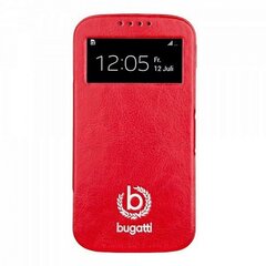 Bugatti Book Case, raudonas kaina ir informacija | Telefono dėklai | pigu.lt