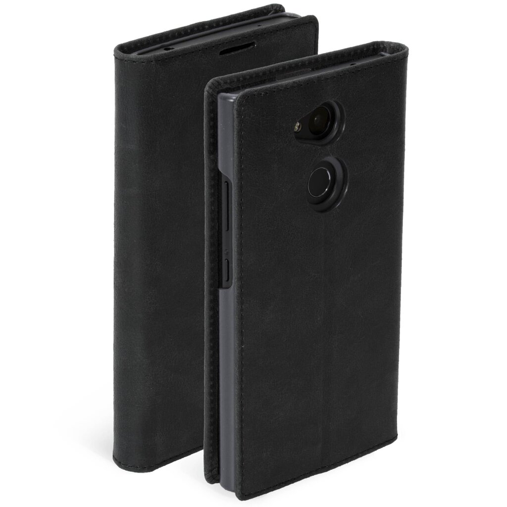 Krusell Sunne 2 Card Foliowallet, skirtas Sony Xperia L2, juodas kaina ir informacija | Telefono dėklai | pigu.lt