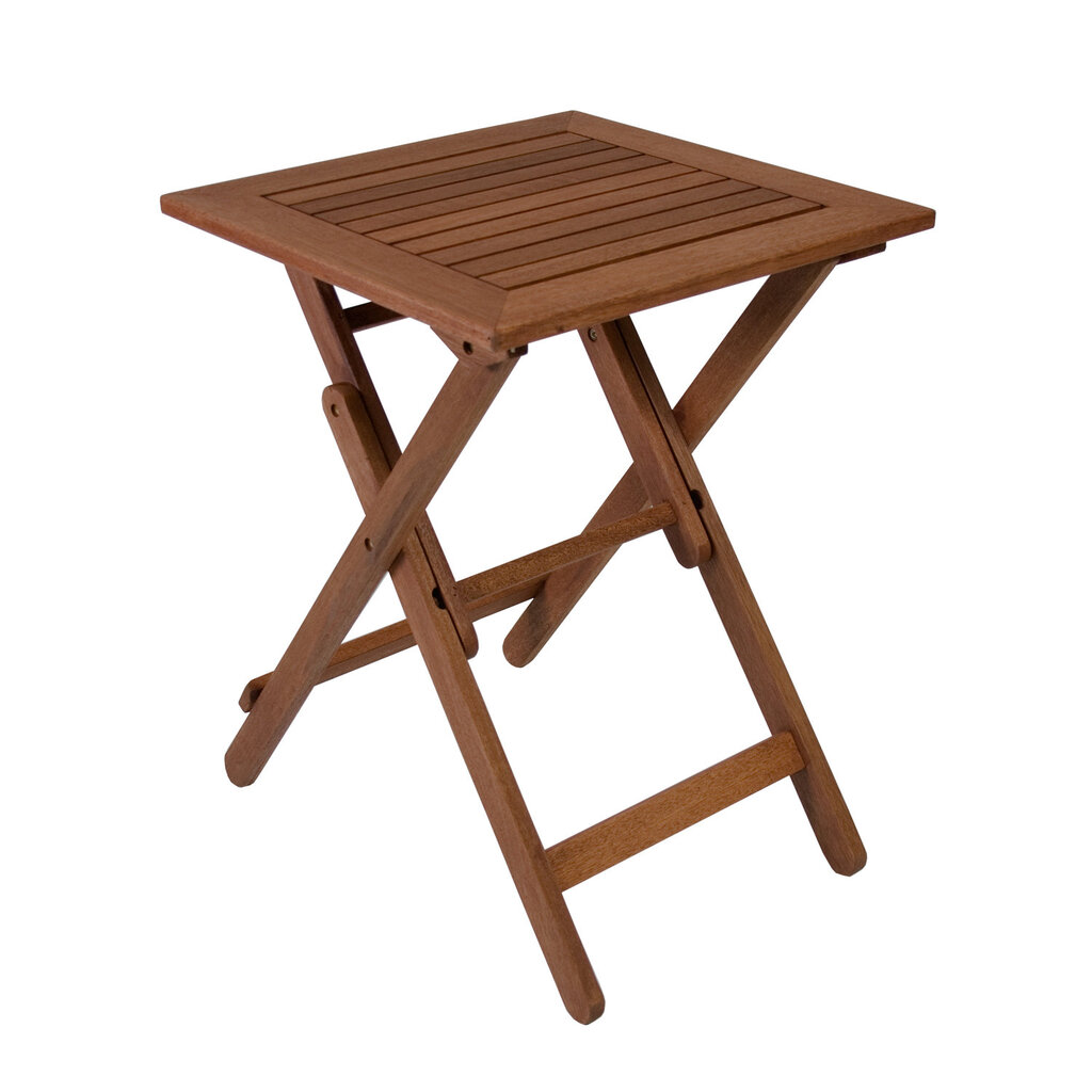 Lauko stalas Rouen, rudas kaina ir informacija | Lauko stalai, staliukai | pigu.lt