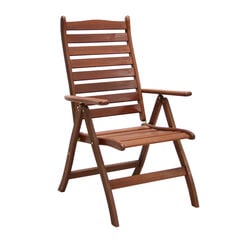 Kėdė Bordeaux, ruda kaina ir informacija | Lauko kėdės, foteliai, pufai | pigu.lt