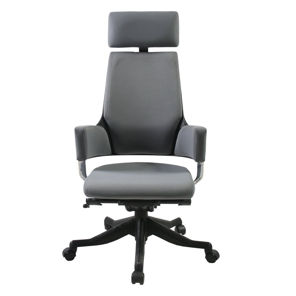 Biuro kėdė Delphi, pilka kaina ir informacija | Biuro kėdės | pigu.lt