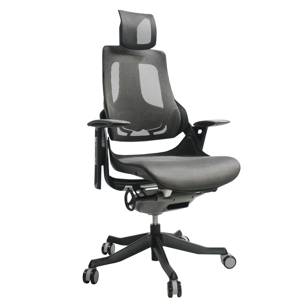 Biuro kėdė Wau, pilka kaina ir informacija | Biuro kėdės | pigu.lt