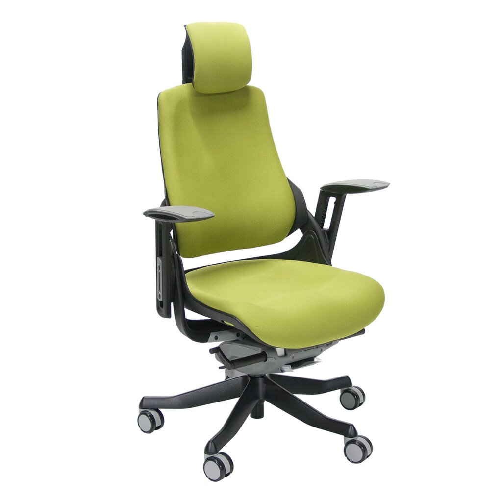 Biuro kėdė Wau, žalia/juoda kaina ir informacija | Biuro kėdės | pigu.lt