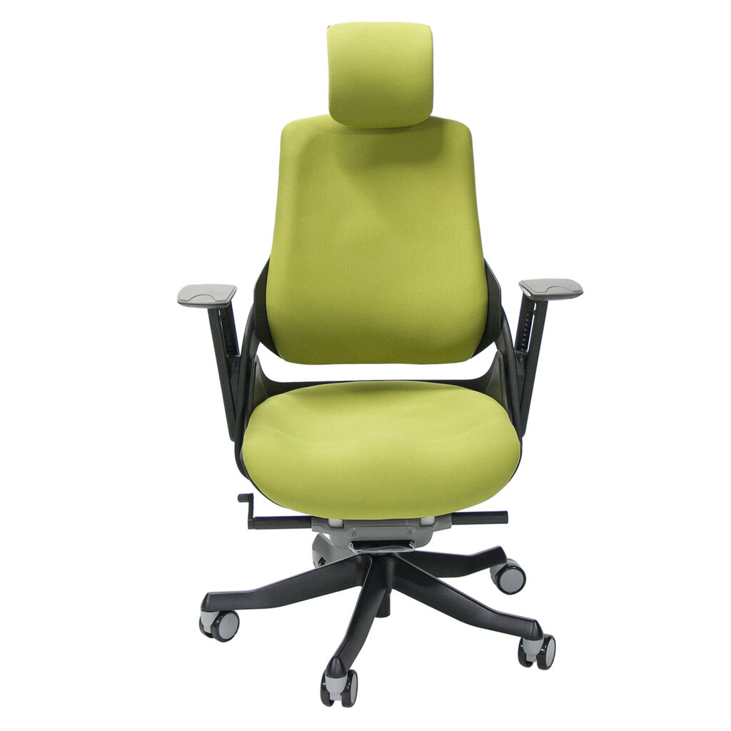 Biuro kėdė Wau, žalia/juoda kaina ir informacija | Biuro kėdės | pigu.lt