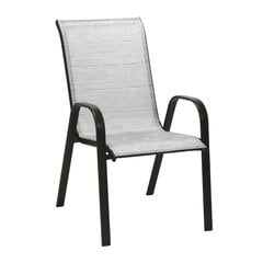 Kėdė Dublin, pilka kaina ir informacija | Lauko kėdės, foteliai, pufai | pigu.lt