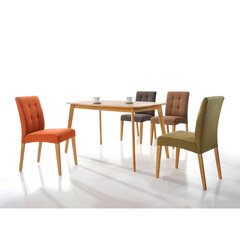 2-jų kėdžių komplektas Enrich, žalias kaina ir informacija | Virtuvės ir valgomojo kėdės | pigu.lt