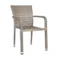 Kėdė Larache, pilka kaina ir informacija | Lauko kėdės, foteliai, pufai | pigu.lt