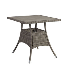 Stalas Paloma, 74x74x72,5 cm, pilkas kaina ir informacija | Lauko stalai, staliukai | pigu.lt