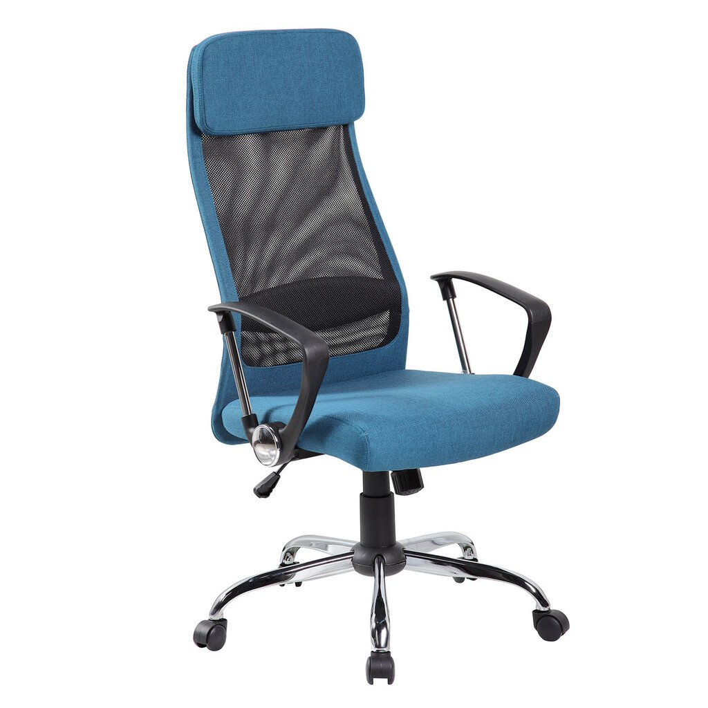 Biuro kėdė Darla, mėlyna kaina ir informacija | Biuro kėdės | pigu.lt