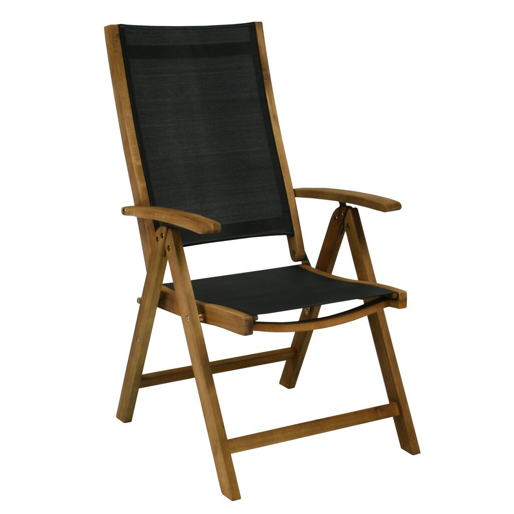 Lauko kėdė Future, juoda/ruda kaina ir informacija | Lauko kėdės, foteliai, pufai | pigu.lt