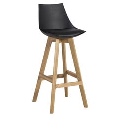 Барный стул Sonja, черный цена и информация | Стулья для кухни и столовой | pigu.lt