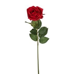 Искусственный цветок РОЗА 75см, красный цена и информация | Искусственные цветы | pigu.lt