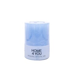 Свеча HEALING CRYSTAL SPA, D6.8xH9.5 cм, синяя (аромат - океан) цена и информация | Подсвечники, свечи | pigu.lt