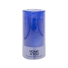 Свеча HEALING CRYSTAL SPA, D6.8xH14 cм, синяя (аромат - океан) цена и информация | Подсвечники, свечи | pigu.lt