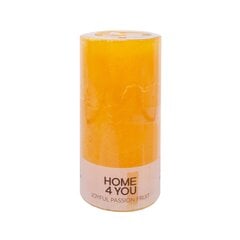 Свеча JOYFUL PASSION FRUIT, D6.8xH14 cм, жёлтая (аромат - фрукт) цена и информация | Подсвечники, свечи | pigu.lt
