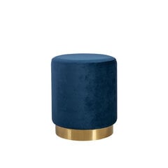 Пуф LA PERLA D35xH42см, материал покрытия: бархатная ткань, цвет: синий цена и информация | Кресла-мешки и пуфы | pigu.lt