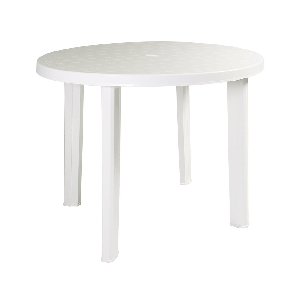 Lauko stalas Tondo, baltas kaina ir informacija | Lauko stalai, staliukai | pigu.lt