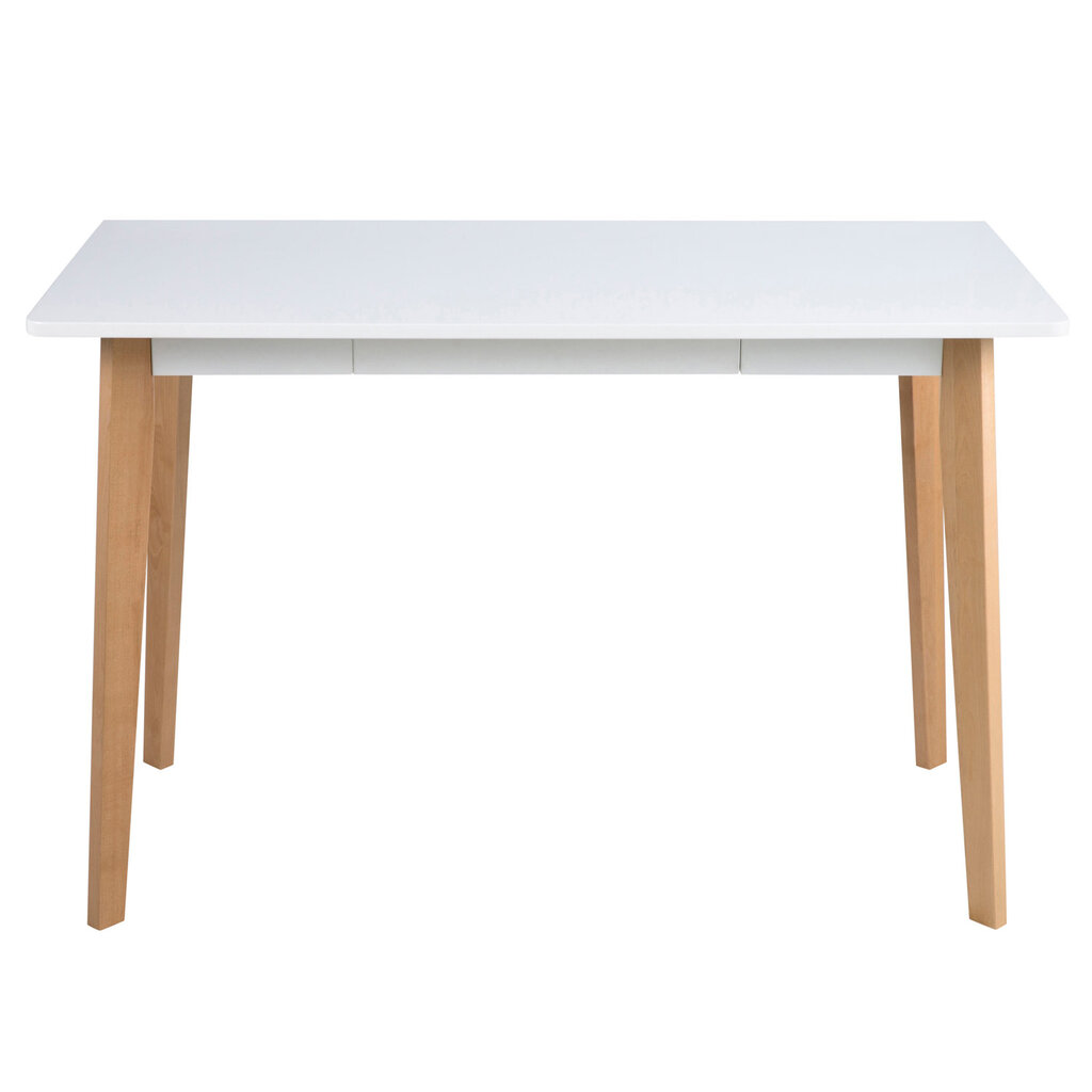Rašomasis stalas Emma, baltos/ąžuolo spalvos kaina ir informacija | Kompiuteriniai, rašomieji stalai | pigu.lt