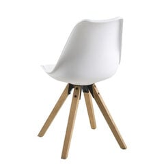 Комплект из 2 стульев Dima, белый цена и информация | Стулья для кухни и столовой | pigu.lt