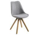 Комплект из 2-х стульев Dima G, серый/коричневый