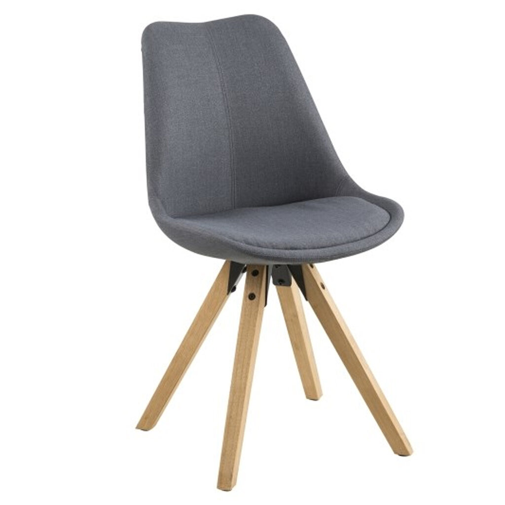 2-jų kėdžių komplektas Dima G, pilkas цена и информация | Virtuvės ir valgomojo kėdės | pigu.lt