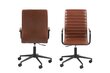 Biuro kėdė Winslow, ruda kaina ir informacija | Biuro kėdės | pigu.lt