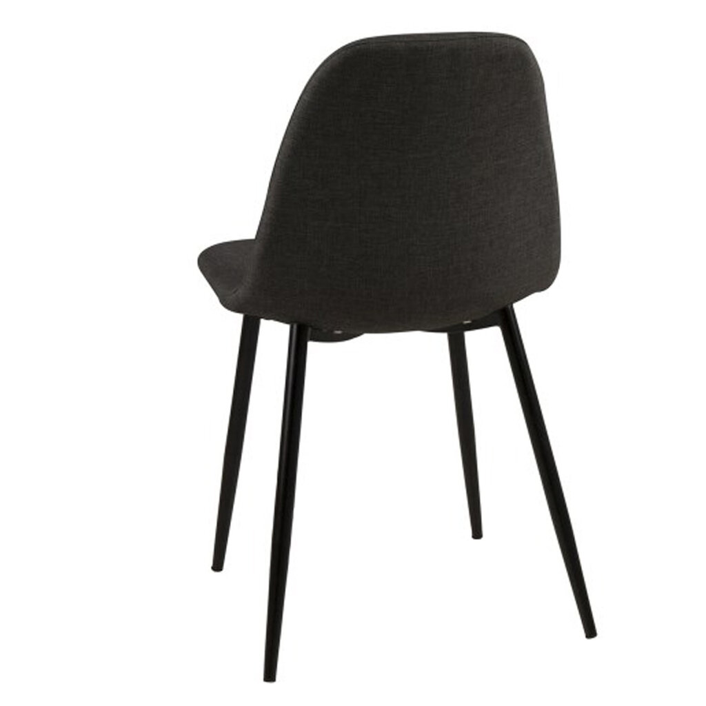 4-ių kėdžių komplektas Wilma, tamsiai pilkas kaina ir informacija | Virtuvės ir valgomojo kėdės | pigu.lt