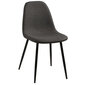 4-ių kėdžių komplektas Wilma, tamsiai pilkas kaina ir informacija | Virtuvės ir valgomojo kėdės | pigu.lt