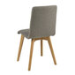 2-jų kėdžių komplektas Arosa, šviesiai pilkas kaina ir informacija | Virtuvės ir valgomojo kėdės | pigu.lt