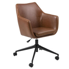 Biuro kėdė Actona Nora, ruda kaina ir informacija | Biuro kėdės | pigu.lt