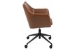 Biuro kėdė Actona Nora, ruda kaina ir informacija | Biuro kėdės | pigu.lt