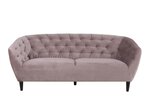 Trivietė sofa Ria, rožinė