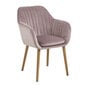 Kėdė Emilia, šviesiai rožinė kaina ir informacija | Virtuvės ir valgomojo kėdės | pigu.lt
